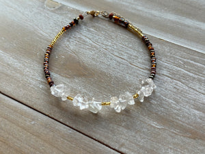 CLEAR QUARTZ | CRYSTAL ANKLET