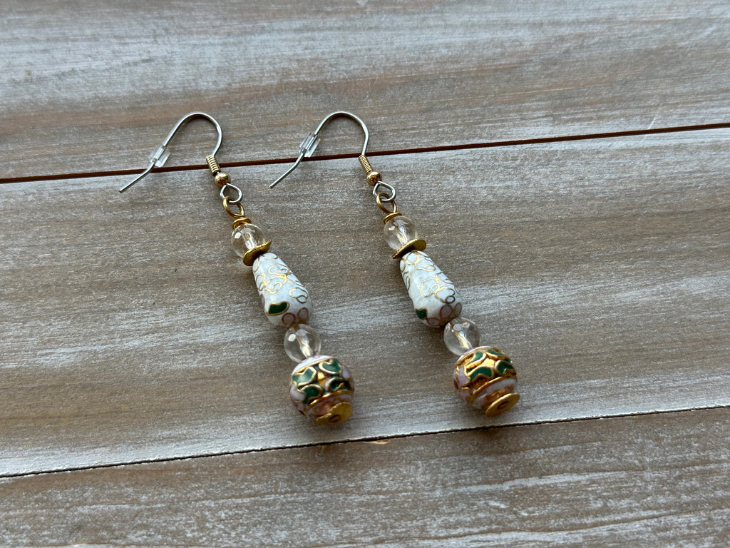 CLEAR QUARTZ | ANTIQUE EARRINGS