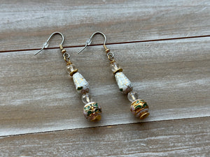CLEAR QUARTZ | ANTIQUE EARRINGS