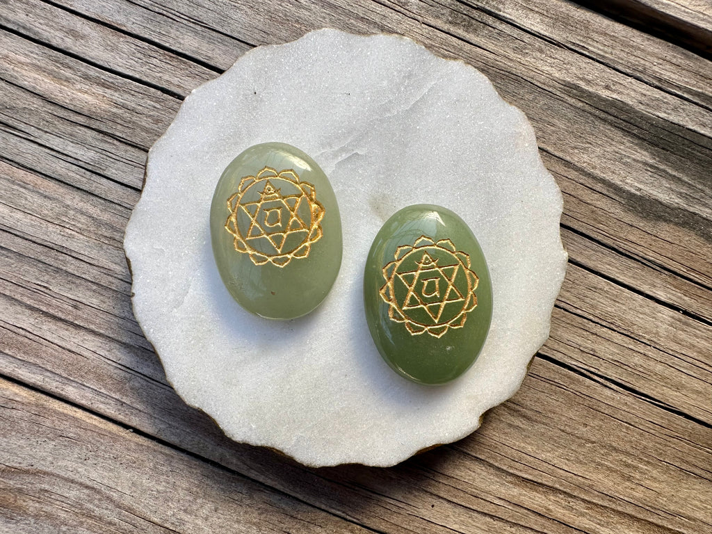 GREEN AVENTURINE HEART CHAKRA | WORRY STONE
