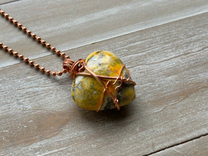 BUMBLE BEE JASPER | NECKLACE