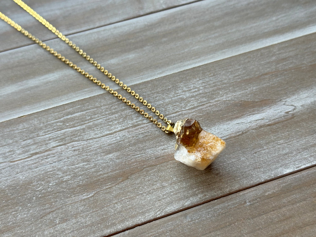 CITRINE | JEWELED NECKLACE