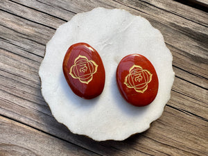 RED JASPER ROOT CHAKRA | WORRY STONE