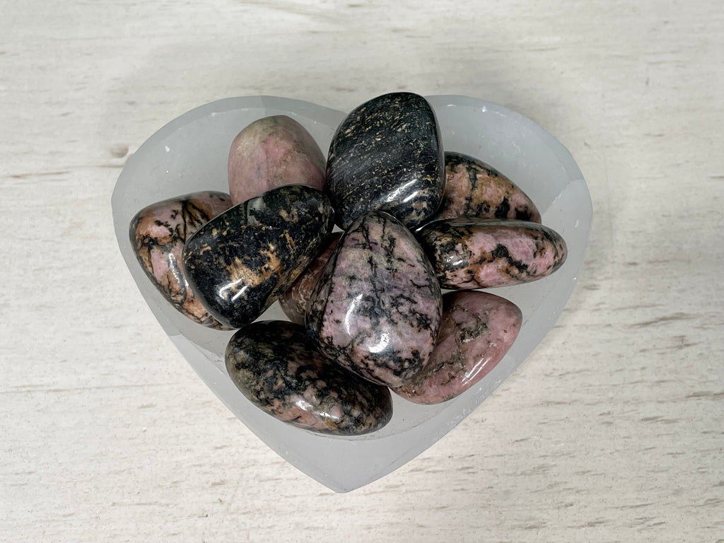 RHODONITE | TUMBLED
