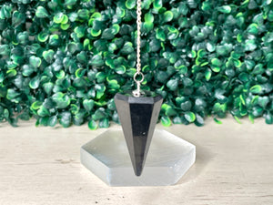 SHUNGITE | CRYSTAL PENDULUM