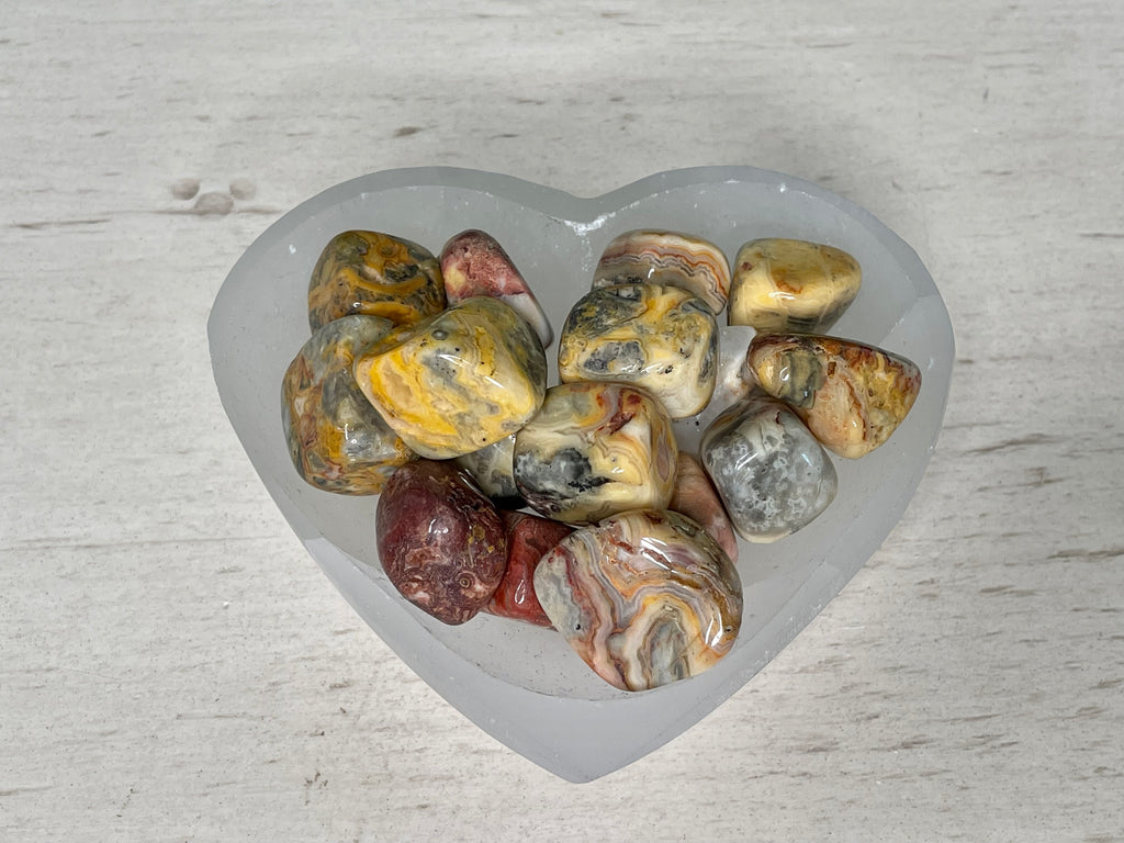 CRAZY LACE AGATE | TUMBLED