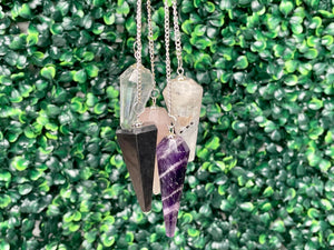SHUNGITE | CRYSTAL PENDULUM