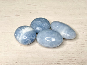 BLUE CALCITE | PALM STONE